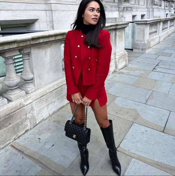 Zara Textured Double-breasted jacket - Picture 12 of 14